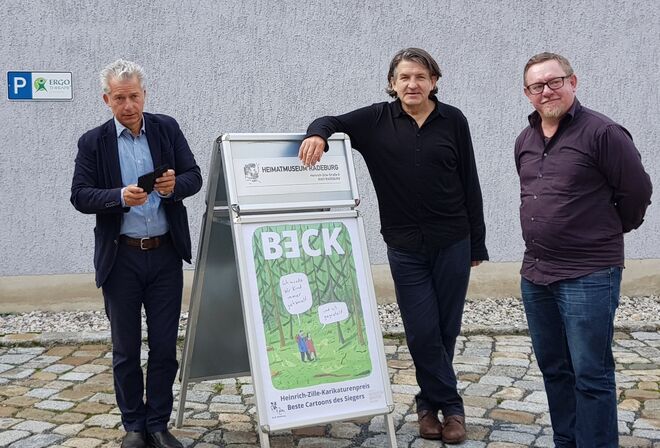 BECK (mitte) mit Peter Ufer und Mario Süßenguth