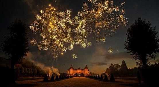 Feuerwerk am Schloss (Foto: Kulturlanschaft Moritzburg GmbH)