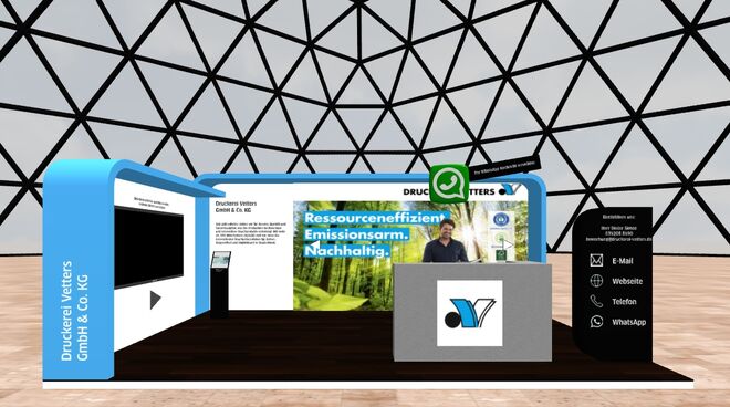 Vetters auf der virtuellen Messe