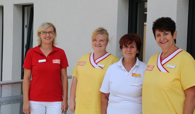 Mandy Hiller Pflegedienstleiterin, Andrea Gabriel, Sibylle Schröder, Swantje Nemeth