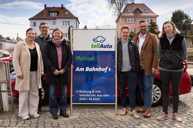 Eröffnung der neuen Station am Bahnhof in Moritzburg, Foto: René Paritschkow