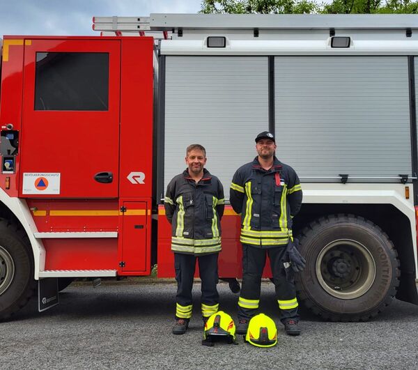 Nick Schmidt (re.) belegte den 8. Platz mit einer Zeit von 9 Minuten 59 Sekunden und Jens Fleischer (li.) den 14. Platz mit einer Zeit von 10 Minuten und 29 Sekunden.