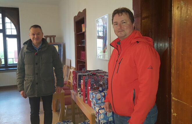 Mario Beger (li.) und Uwe Riemer