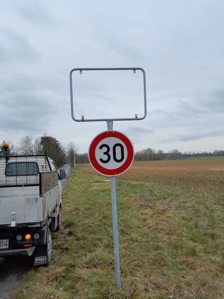 Preisfrage: Wo genau fehlt dieses Schild?