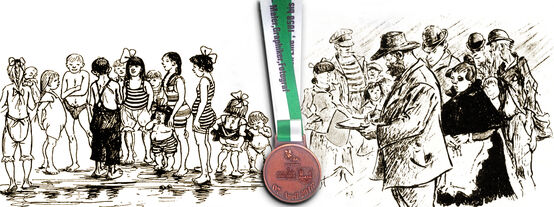 Zillebilder mit Finisher-Medaille 