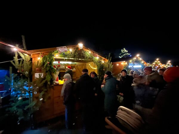 Zauberhafte Stimmung im Ortsteil Boden.