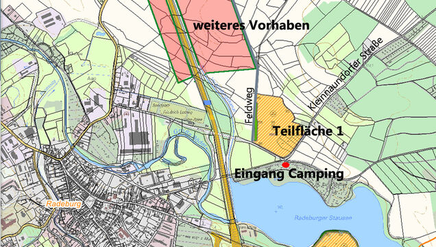 Kartengrundlage: Geobasisiformation und Vermessung Sachsen GmbH, Landkreis Meißen, Bearbeitet: Ideenwerk Radeburg GmbH