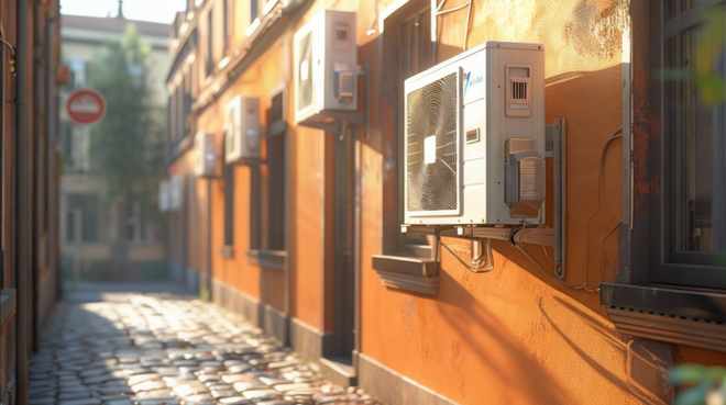 Wie sehen unsere Innenstädte in Zukunft aus? KI-generiertes Bild.