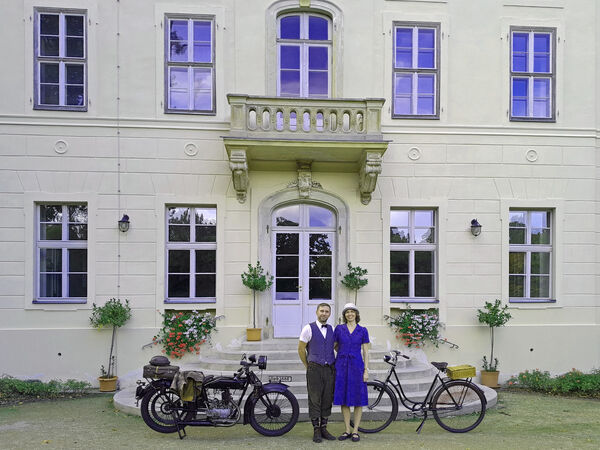 Organisator Steffen Günther und Cornelia Reiche 