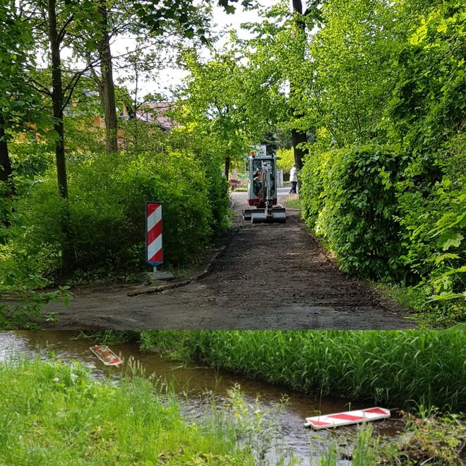 Bauarbeiten und Zerstörungswut im Zillehain