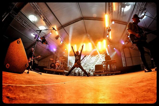 Rockhaus bei „Bärnsdorf bäbt“ 2017 Foto: A. Kujau 