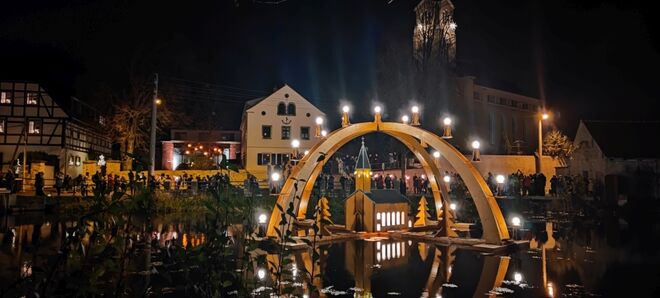 Der Bärnsdorfer Schwimmbogen