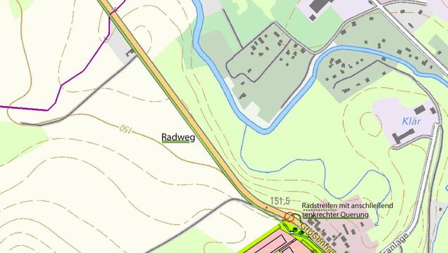Geplanter Radeweg Radeburg – Rödern