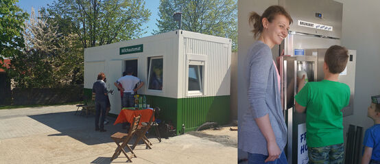 Milchautomat in Volkersdorf