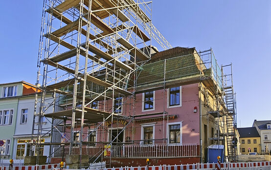 Das Gerüst steht, es kann losgehen!